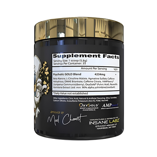 Psychotic Gold – 35 Servicios