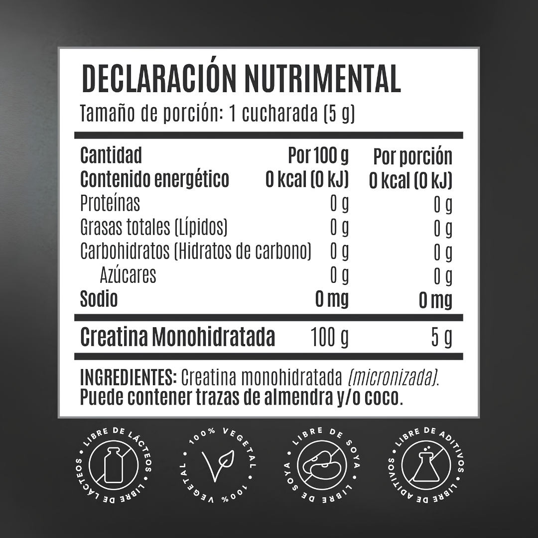 Creatina Monohidratada – 90 Servicios