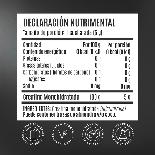 Creatina Monohidratada – 90 Servicios