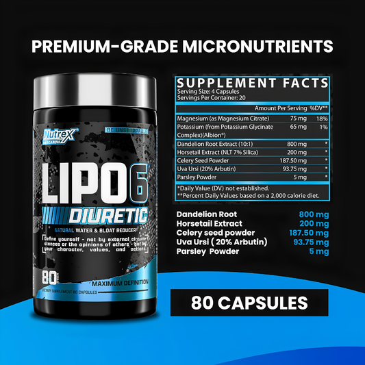 Lipo-6 Diuretic – 80 Cápsulas
