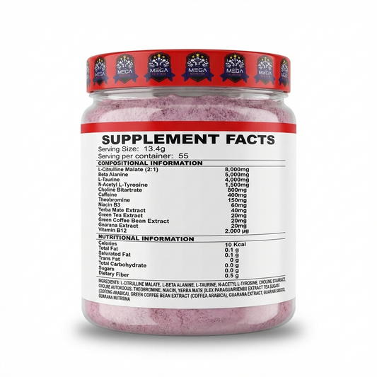 God Of War Pre-workout - 55 servicios