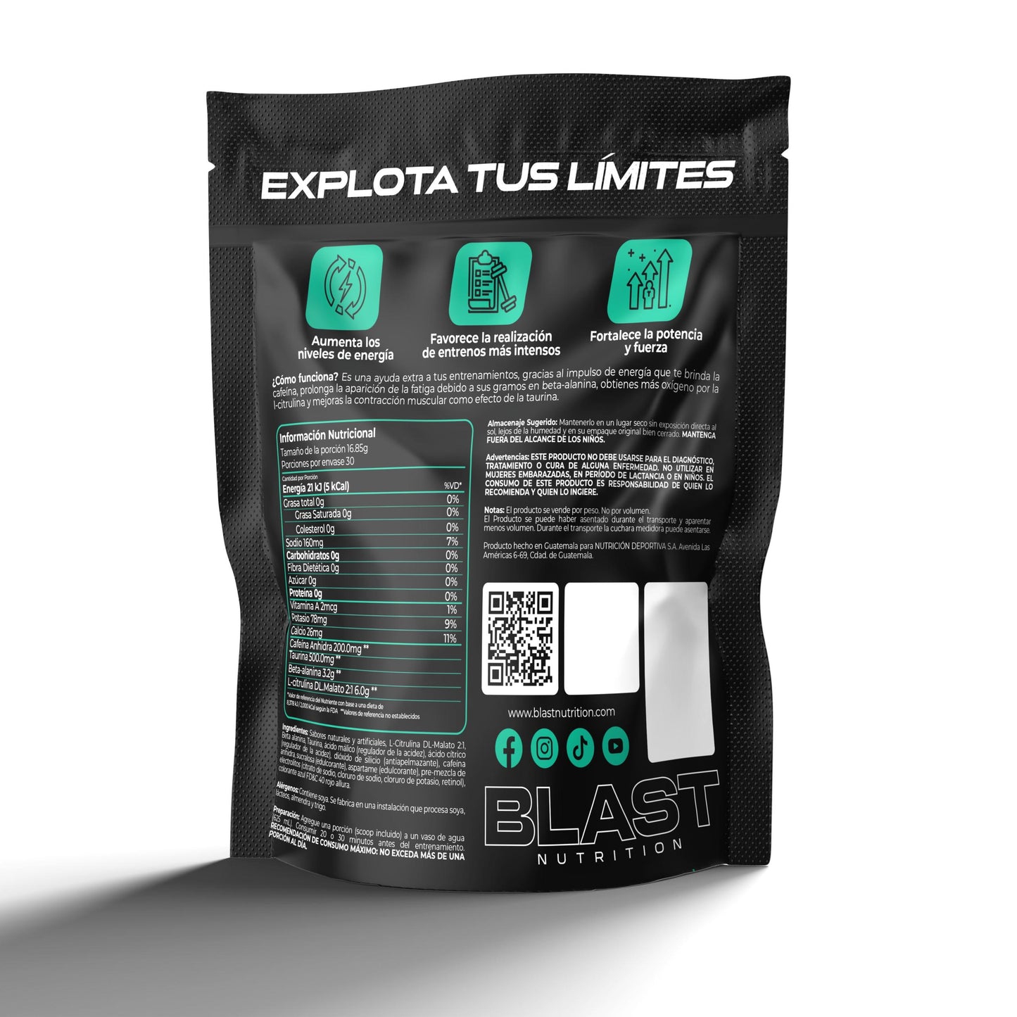 Pre Workout - 30 Servicios