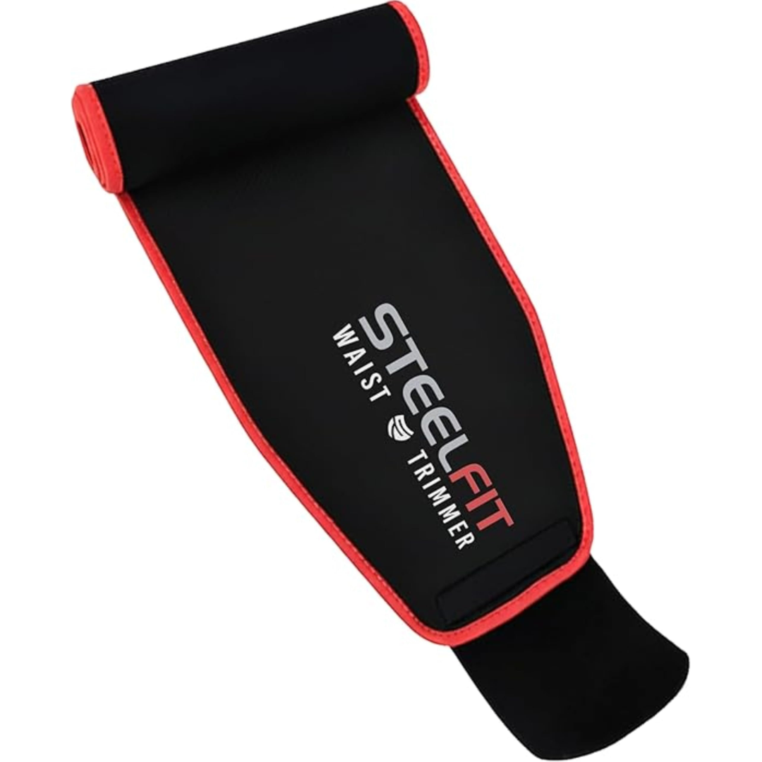 SteelFit Waist Trimmer Red & Black