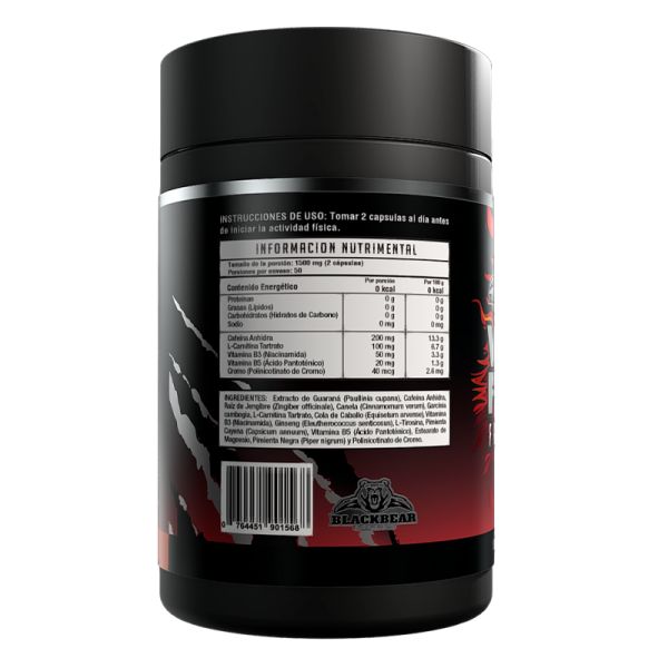 Wild Flames Fat Burner - 100 Cápsulas