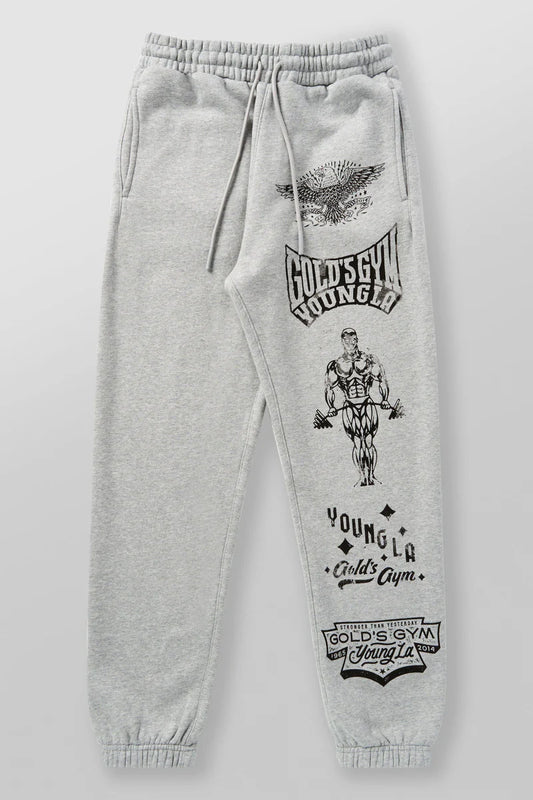 YOUNGLA Gold's Gym Immortal Joggers