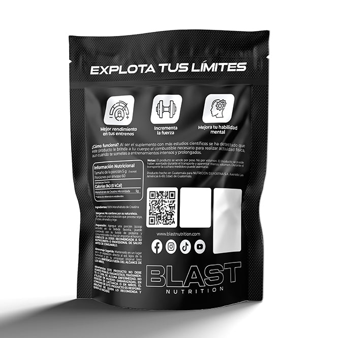 Creatina Monohidratada - 60 Servicios