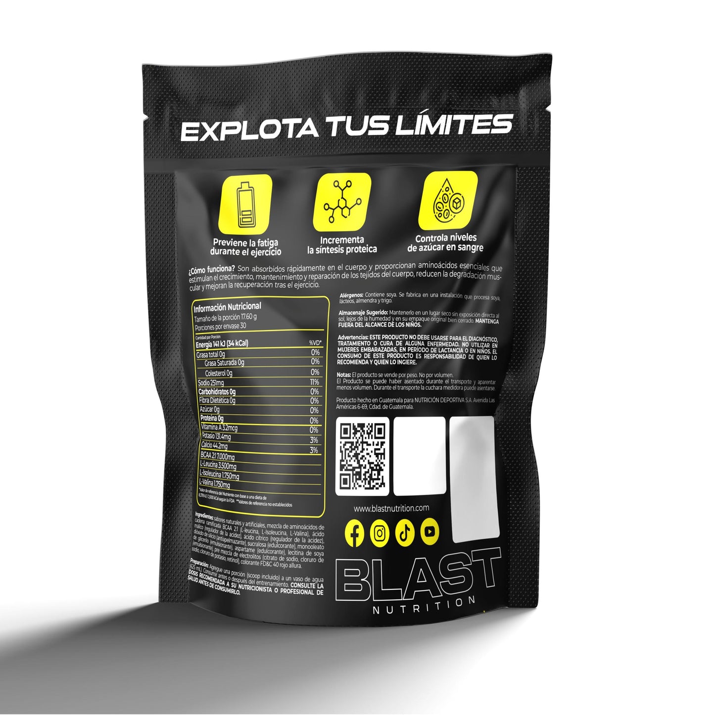 BCAA Green Apple -  30 Servicios