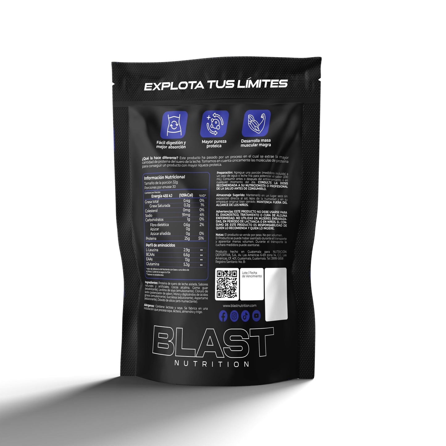 ISO Protein Hydrolyzed - 30 Servicios