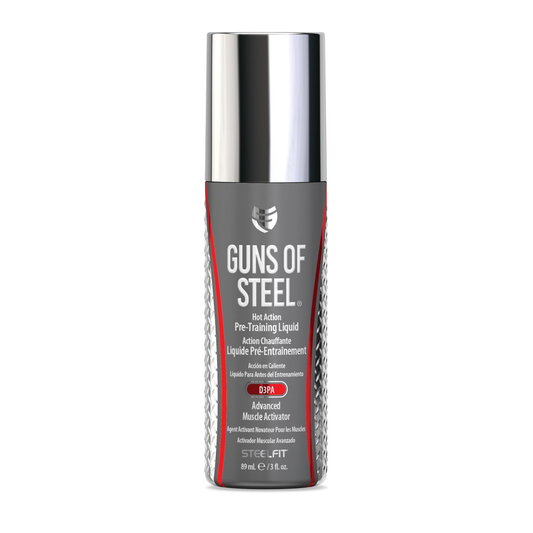 SteelFit Guns of Steel Pre Training Liquid 89 ML 3 Onz