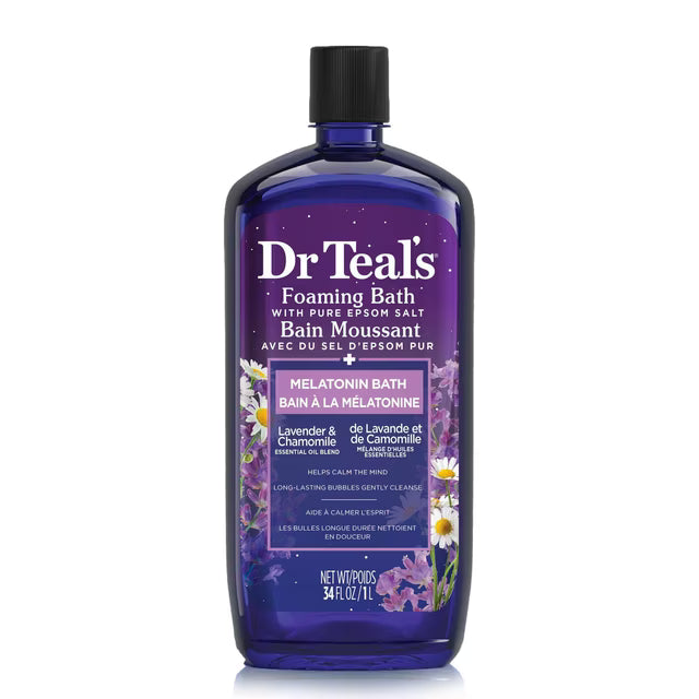 Foaming Bath with Pure Epsom Salt Sleep