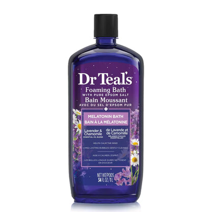 Foaming Bath with Pure Epsom Salt Sleep