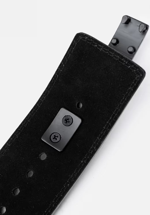 4 Inch Carbon Leather Lever Belt