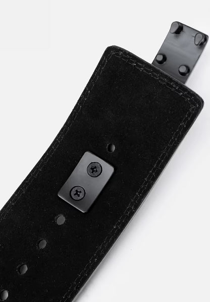 4 Inch Carbon Leather Lever Belt