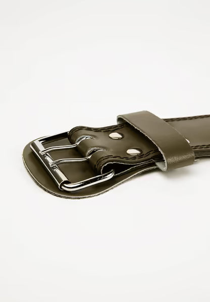 4 INCH PADDED LEATHER LIFTING BELT