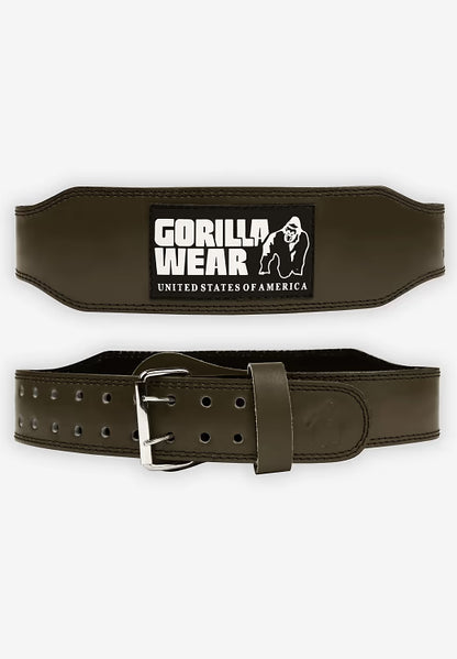 4 INCH PADDED LEATHER LIFTING BELT