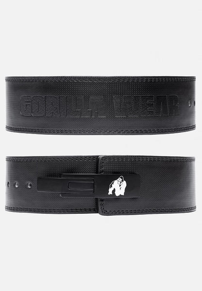 4 Inch Carbon Leather Lever Belt